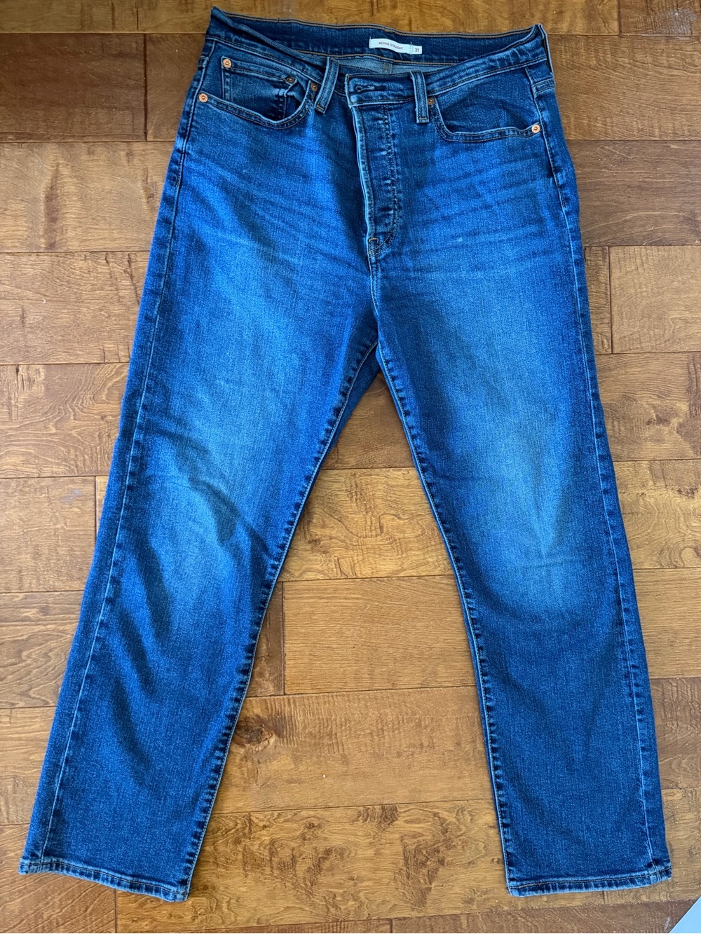 Levi's Women's Wedgie Straight Jeans (Dark Wash)